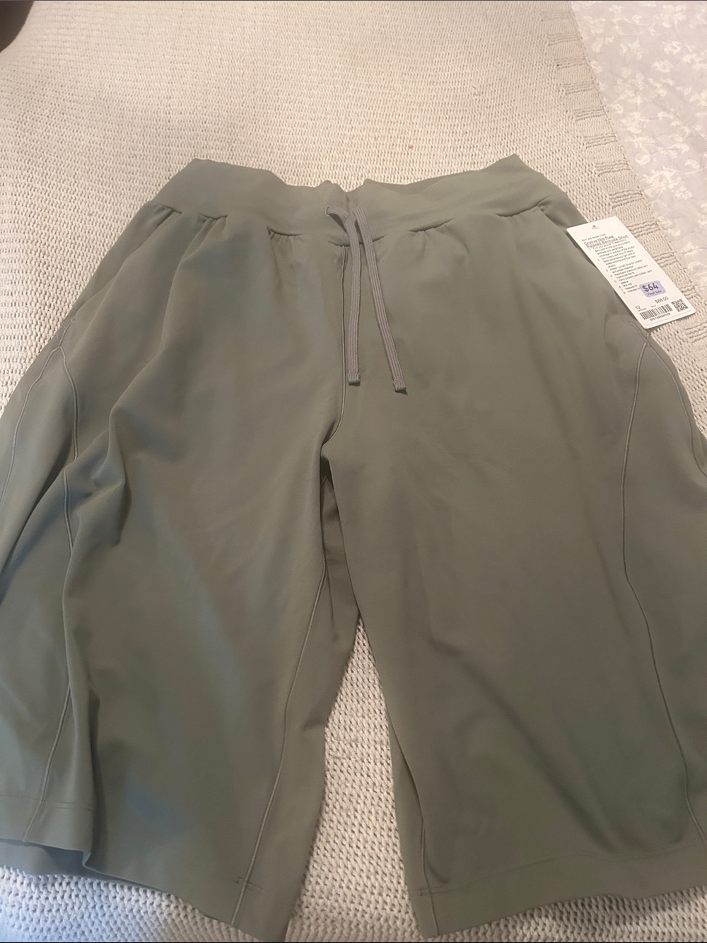 lululemon athletica Olive Green Cropped Active Pants